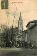 Bordes * Près Montréjeau * La Rue De L'église Du Village * Villageois - Autres & Non Classés