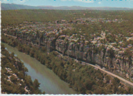 Cpsm 10x15. Vue Aérienne . Les Gorges De L'Ardèche . Le Défilé De (07) RUOMS - Ruoms