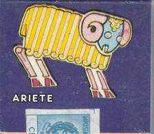 SCATOLA FIAMMIFERI SEGNO ZODIACALE ARIETE - FABBRICHE RIUNITE DI FIAMMIFERI - MAGENTA CERINI - Boites D'allumettes