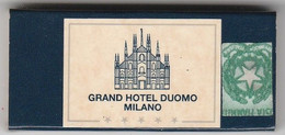 SCATOLA FIAMMIFERI GRAND HOTEL DUOMO MILANO - Boites D'allumettes