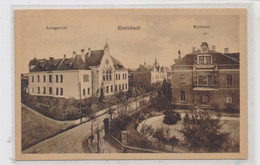 5308 RHEINBACH, Amtsgericht, Kreishaus (heute Rathaus), 1920, Verlag Riesenkönig - Siegburg