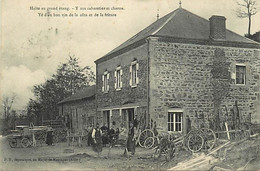 - Dpts Div. -ref-BC334- Allier - Le Mayet De Montagne - Halte Au Grand Etang - Bon Vin Friture  .. - Cabaretier - Cafés - Other Municipalities