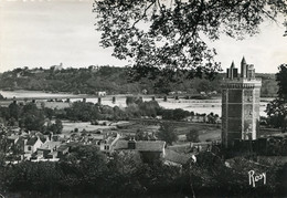 11398 Cpsm 44 Oudon - La Tour, Le Pont Sur La Loire - Oudon