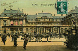 Paris * 1er * Le Conseil D'état * 1 Place Du Palais Royal * Cpa Toilée Colorisée - Distrito: 01