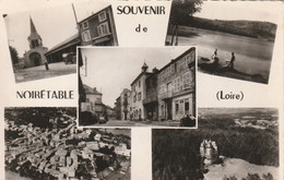 Carte Postale Des Années 50 De La Loire - Souvenir De Noirétable - Vues Multiples - Noiretable