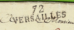 1826 Rouffeaux à Versailles => Le Comte De La Carte Chez Mr Bézion Palais Mazarin BNF Paris  Paris TEXTE INTERESSANT - Historical Documents