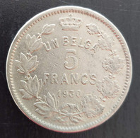 Belgium 1930 - 5 Francs/Un Belga Nikkel FR - Albert I - Morin 382b - Pr - 5 Francs & 1 Belga