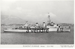 DUMONT D'URVILLE,  A 72 , Aviso, 3-3-1942 - Warships