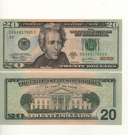 USA   20 Dollars    P521     Series 2004   ( Jackson + The White House At Back )   UNC - Biljetten Van De  Federal Reserve (1928-...)