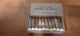 Venezia Colonia Linetti 20 Flaconcini Campione Con Box Anni '50 Marcati Colonia Rugiada Di Bosco Venezia - Miniatures (avec Boite)