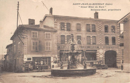 CPA 38 SAINT JEAN DE BOURNAY GRAND HOTEL DU NORD BELLEMIN NOEL - Autres & Non Classés