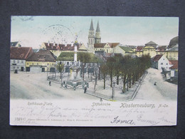 AK Klosterneuburg Rathausplatz 1902   // D*52726 - Klosterneuburg