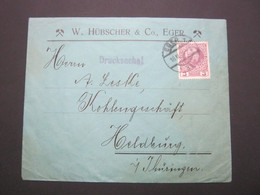 1908  , Firmenbrief Aus EGER - ...-1918 Prefilatelia