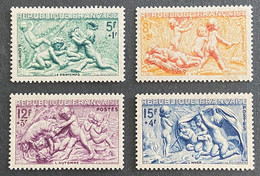 FRA0859-82MNH - Série Des Saisons - Complete Set Of 4 MNH Stamps W/o Gum - 1949 - France YT 859-862 - Neufs
