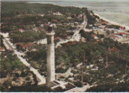 Cpsm 10x15. Vue Aérienne (33) CAP FERRET . Le Nouveau Phare Et Le Bassin - Autres & Non Classés