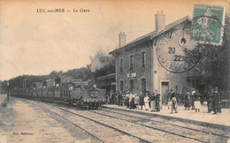 ¤¤  -   LUC-sur-MER    -    La Gare  -   Train, Chemin De Fer      -  ¤¤ - Luc Sur Mer