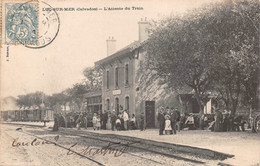 ¤¤  -   LUC-sur-MER    -    La Gare  -  L'Attente Du Train , Chemin De Fer      -  ¤¤ - Luc Sur Mer