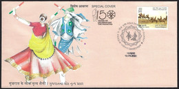 India 2020, Years Of Celebrating The Mahatma - Gujrat K Lok Nrutya Prakar, Dance, Culture, Cover (**) Inde Indien - Cartas & Documentos