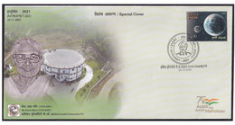 India 2021, Special Cover, Intromet-Ms Anna Mani(1918-2001) , Space, Satellite, Scientist Cover (**) Inde Indien - Lettres & Documents