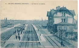 93  Le Blanc Mesnil -   Drancy -  La Gare Et Les Quais - Le Blanc-Mesnil