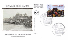 FRANCE. FDC. N°208374. 12/09/2014. Cachet Gagny. Bataille De La Marne. - 2010-2019