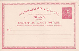 ISLANDE   ENTIER POSTAL/GANZSACHE/POSTAL STATIONERY CARTE - Postal Stationery