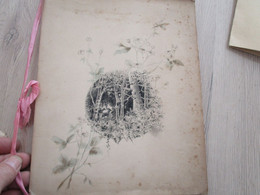 Cahier Manuscrit Dessiné 1891 P.Fagart à Ma Cousine Jeanne D. Famille Jourdain Hommage à La Paix Après Guerre De 1870 - Manoscritti