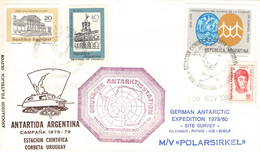 ARGENTINA - DEUTSCHE ANTARKTISSTATION 1979/80  / GR201 - Cartas