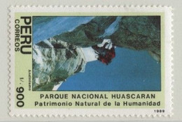 AMERIQUE  PEROU  PERU  1990   1 Timbre Neuf     PARQUE NACIONAL HUASCARAN     900. - Peru