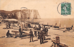 76-ETRETAT- UN CABESTANT - Etretat