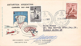 ARGENTINA - CAMPANA ANTÁRTICA ARGENTINA 1967/68 / GR204 - Storia Postale