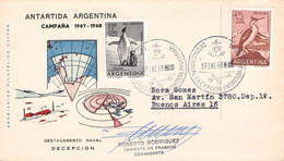 ARGENTINA - CAMPANA ANTÁRTICA ARGENTINA 1967/68 / GR204 - Cartas