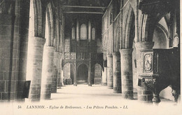 LANNION : EGLISE DE BRELEVENEZ - LES PILIERS PENCHES - Lannion