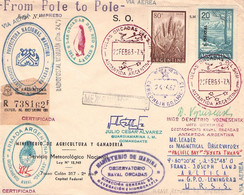 ARGENTINA - AIR MAIL 1964 FROM POLE To POLE / GR207 - Cartas