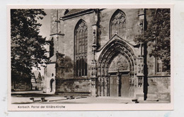 3540 KORBACH, Portal Kilians-Kirche, 1952 - Korbach