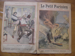 1911 PETIT PARISIEN ILLUSTRE 1169 MORT TRAGIQUE DU LIEUTENANT PRINCETEAU DECAPITE - Le Petit Parisien