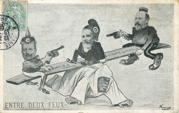 CARICATURE Politique ( NEMO )  Entre Deux Feux - Satirische