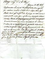 De Gènes Genova 1805 LETTRE Signée Pour Nicolas Clary Banque Famille De Joseph Bonaparte  Paris - Italia