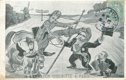 CARICATURE Politique ( NEMO )  Don Quichotte A Paris - Satiriques