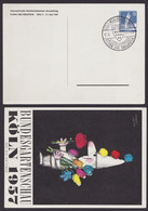 PP 19 D 2/03 "Flora Und Philatelie", 1957, Pass. Sst. - Privé Postkaarten - Gebruikt
