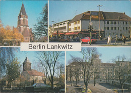 D-12249 Berlin - Lankwitz - Alte Ansichten - Beethoven Gymnasium - Kirche - Kaiser-Wilhelm-Straße - Cars - VW Käfer - Lankwitz