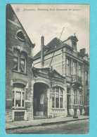 * Koekelberg (Brussel - Bruxelles - Brussels) * (Ed. H. Paelmann) école Communale Des Garçons, Façade, Old, Rare - Koekelberg