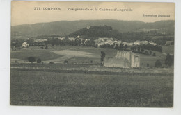 HAUTEVILLE LOMPNES - Vue Générale Et Le Château D'ANGEVILLE - Hauteville-Lompnes