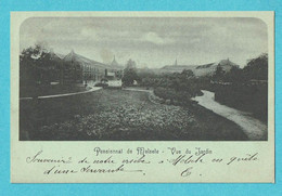 * Melsele (Beveren Waas - Oost Vlaanderen) * Pensionnat De Melsele, Vue Du Jardin, Kostschool, Canal, Quai, Old 1900 - Beveren-Waas