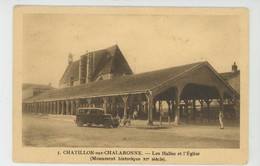 CHATILLON SUR CHALARONNE - Les Halles Et L'Eglise - Châtillon-sur-Chalaronne