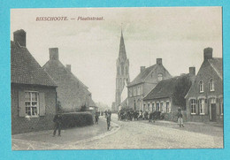 * Bikschote - Bixschoote (Langemark) * Plaatsstraat, Animée, Unique, Zeldzaam, église, Kerk, TOP, Rare - Langemark-Poelkapelle