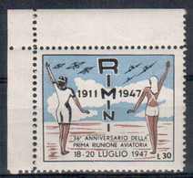 RIMINI 1947 36° ANNIVERSARIO DELLA PRIMA RIUNIONE AVIATORIA - Cinderellas