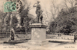 Marseille - Le Parc Borely - Statue De Diane - Parken En Tuinen