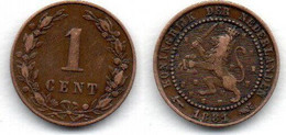 Pays Bas - Netherlands Cent 1881 TTB - 1849-1890 : Willem III