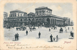 NAPOLI - Piazza Della Stazione - Oblitéré NAPOLI & BOITSFORT 1900 - Napoli (Napels)